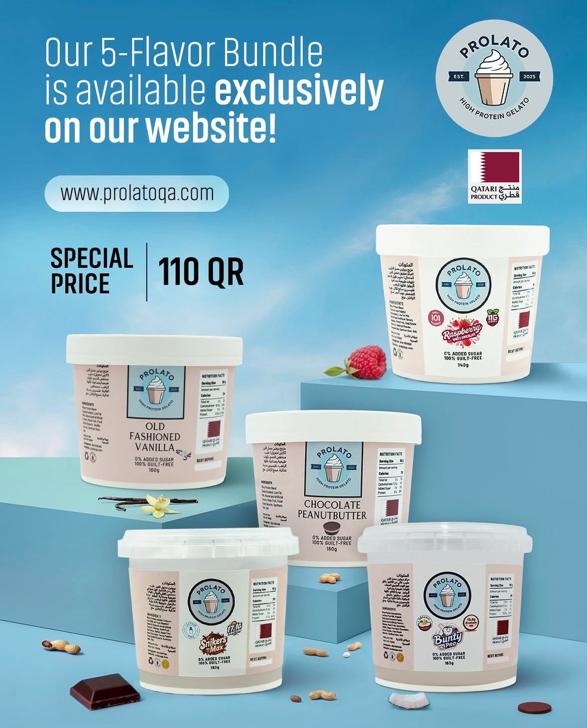 Prolato: Protein Gelato Bundle
