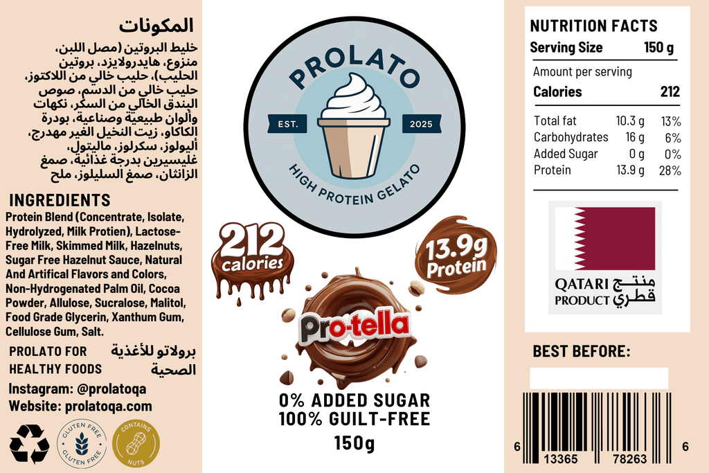 High Protein Gelato Pro-tella