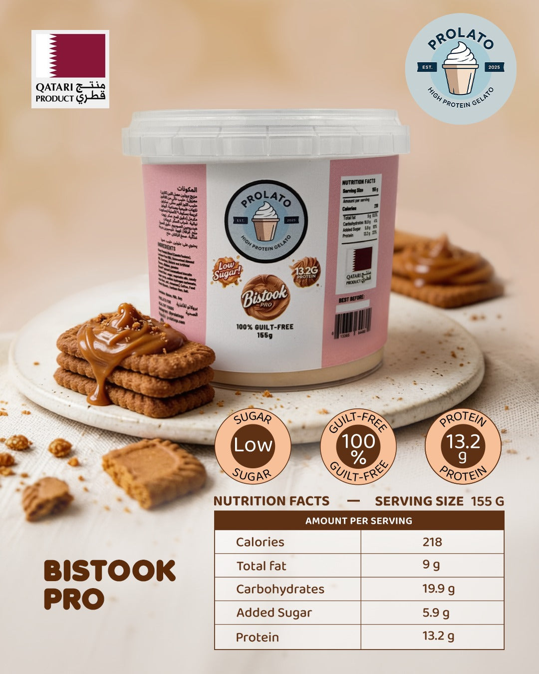 High Protein Gelato Bistook Pro